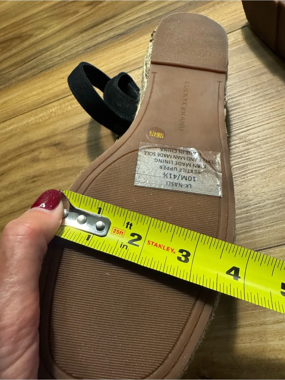 Lucky Brand black fabric